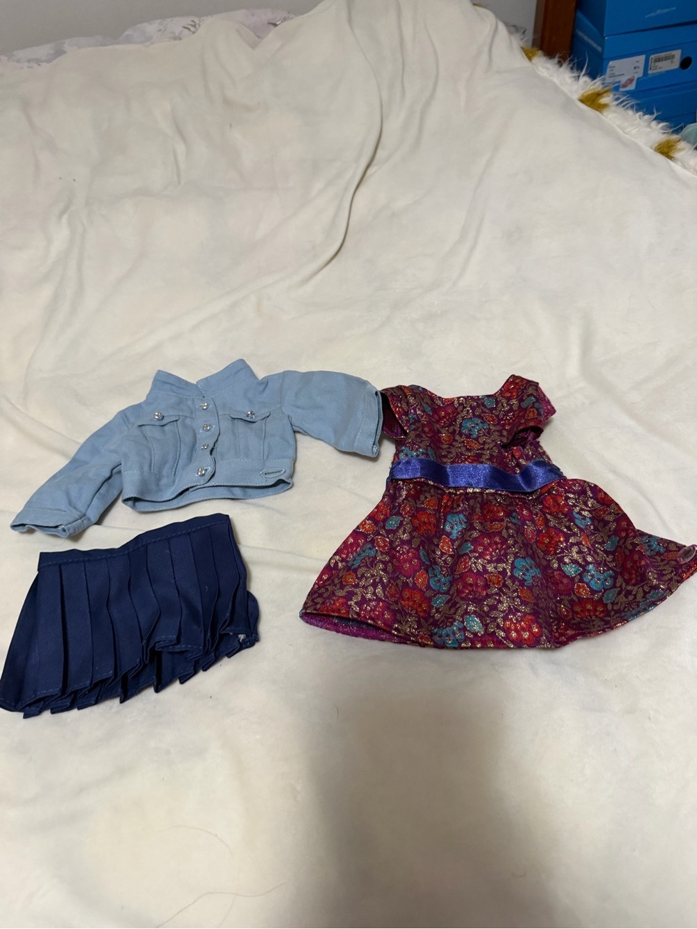 American Girl Truly Me Holiday Doll Dress & Pleated Skirt Set